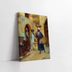 Çiçek Satıcısı | Kanvas Tablo | Cam Tablo | Mdf Tablo | B21250