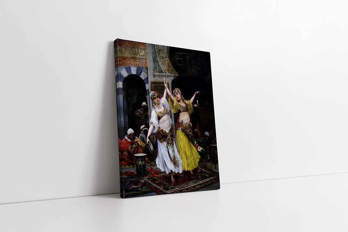 KB21271-10 Haremde Dans Eden Cariyeler | Kanvas Tablo | Cam Tablo | Mdf Tablo | B21271 - Görsel 1