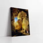 Baalbecin Büyük Tapınağı Geçidi | Kanvas Tablo | Cam Tablo | Mdf Tablo | B21280