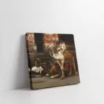 Kahire Bir Cadde Üzerinde Ki Develer | Kanvas Tablo | Cam Tablo | Mdf Tablo | B21281