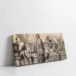 Siyah Beyaz Harem Odası | Kanvas Tablo | Cam Tablo | Mdf Tablo | B21292