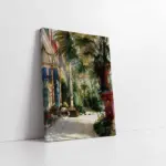 Saray Avlusu İçerisinde Palmiyeler | Kanvas Tablo | Cam Tablo | Mdf Tablo | B21312