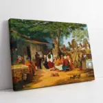 Smyrna Yakınlarındaki Kamp | Kanvas Tablo | Cam Tablo | Mdf Tablo | B21314