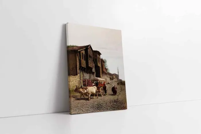 Oryantalist Fayton | Kanvas Tablo | Cam Tablo | Mdf Tablo | B21330 - Görsel 1