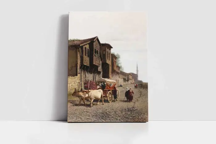 Oryantalist Fayton | Kanvas Tablo | Cam Tablo | Mdf Tablo | B21330 - Görsel 2
