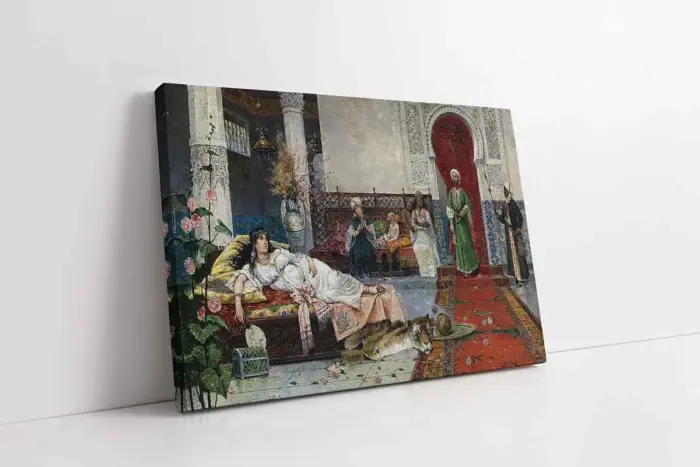 Oryantalist Sultan Ve Padişah | Kanvas Tablo | Cam Tablo | Mdf Tablo | B21334 - Görsel 1