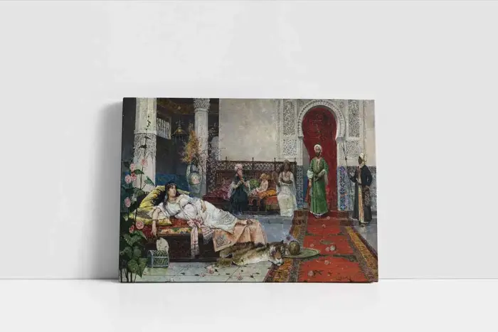 Oryantalist Sultan Ve Padişah | Kanvas Tablo | Cam Tablo | Mdf Tablo | B21334 - Görsel 2
