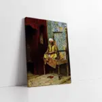 Kitap Okuyan Arap | Kanvas Tablo | Cam Tablo | Mdf Tablo | B21379