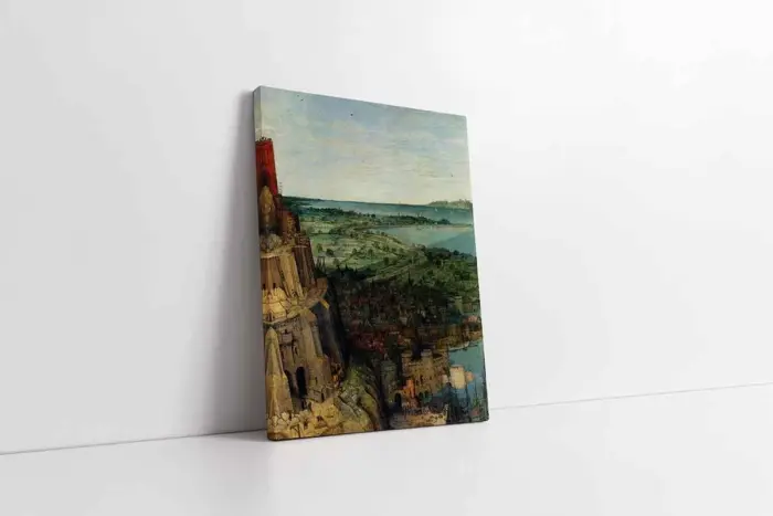 Babil Kulesi Pieter Brueghel | Kanvas Tablo | Cam Tablo | Mdf Tablo | B22034 - Görsel 1