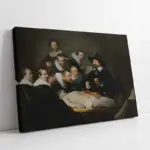 Dr. Nicolaes Tulpun Anatomi Dersi Rembrandt | Kanvas Tablo | Cam Tablo | Mdf Tablo | B22037