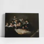 Dr. Nicolaes Tulpun Anatomi Dersi Rembrandt Kanvas Tablo KB22037 90x120 cm