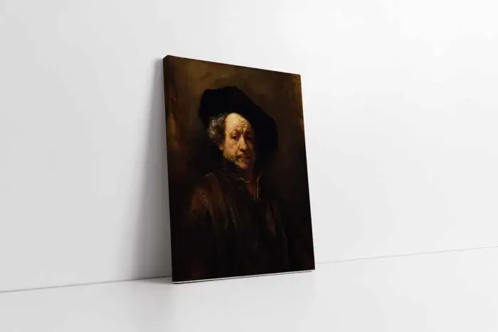 Portre Rembrandt Otoportre | Kanvas Tablo | Cam Tablo | Mdf Tablo | B22038 - Görsel 1