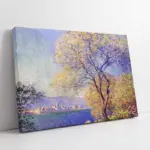 Salis Bahçesinden Görülen Antibes Claude Monet | Kanvas Tablo | Cam Tablo | Mdf Tablo | B22071