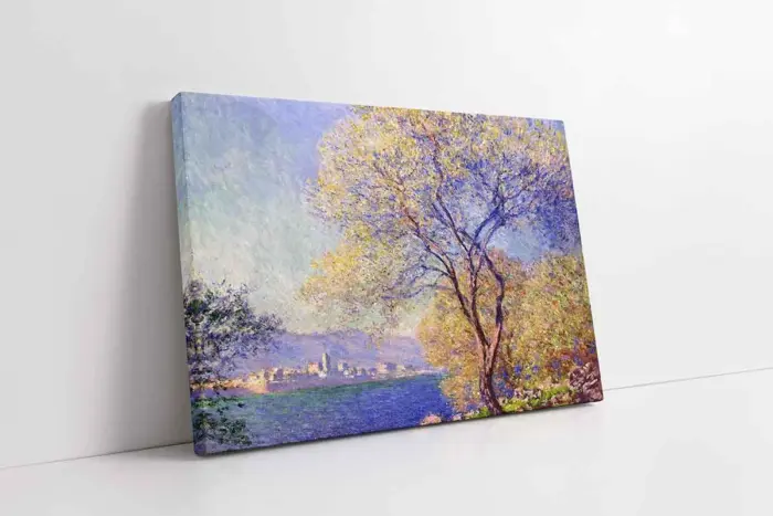 Salis Bahçesinden Görülen Antibes Claude Monet | Kanvas Tablo | Cam Tablo | Mdf Tablo | B22071 - Görsel 1