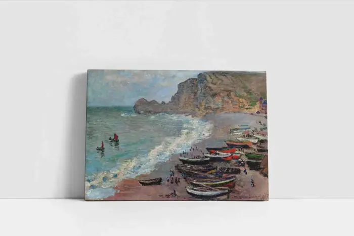 Etreat Sahili Claude Monet | Kanvas Tablo | Cam Tablo | Mdf Tablo | B22073 - Görsel 2
