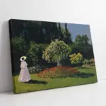 Women İn The Garden | Kanvas Tablo | Cam Tablo | Mdf Tablo | B22083