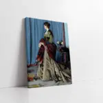 Portrait Of Madame Gaudibert C Monet | Kanvas Tablo | Cam Tablo | Mdf Tablo | B22089