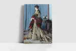 Portrait Of Madame Gaudibert C Monet | Kanvas Tablo | Cam Tablo | Mdf Tablo | B22089 - Görsel 2