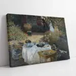 Çimlerde Öğle Yemeği Monet | Kanvas Tablo | Cam Tablo | Mdf Tablo | B22105