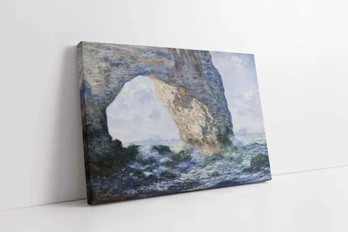The Manneporte Near Etretat | Kanvas Tablo | Cam Tablo | Mdf Tablo | B22106 - Görsel 1