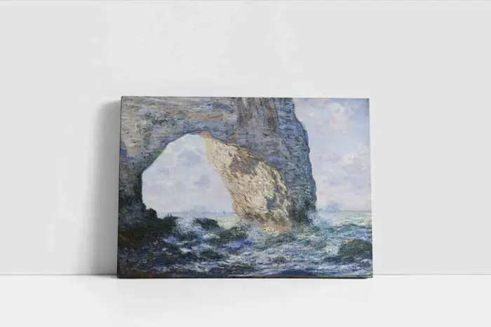 The Manneporte Near Etretat | Kanvas Tablo | Cam Tablo | Mdf Tablo | B22106 - Görsel 2