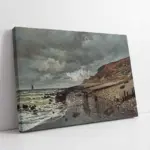 La Pointe De La Hève At Low Tide | Kanvas Tablo | Cam Tablo | Mdf Tablo | B22109