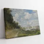 The Basin At Argenteuil | Kanvas Tablo | Cam Tablo | Mdf Tablo | B22110