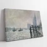 The Thames Below Westminster | Kanvas Tablo | Cam Tablo | Mdf Tablo | B22112