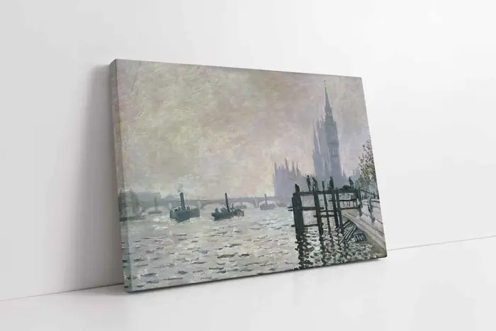 The Thames Below Westminster | Kanvas Tablo | Cam Tablo | Mdf Tablo | B22112 - Görsel 1