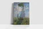 Çayırda Yürüyüş Monet | Kanvas Tablo | Cam Tablo | Mdf Tablo | B22113 - Görsel 2