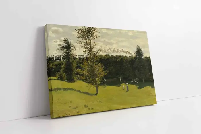 Kırsal Tren | Kanvas Tablo | Cam Tablo | Mdf Tablo | B22116 - Görsel 1
