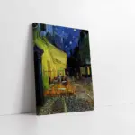 Gece Cafe Terrace Van Gogh | Kanvas Tablo | Cam Tablo | Mdf Tablo | B22156
