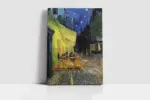 Gece Cafe Terrace Van Gogh | Kanvas Tablo | Cam Tablo | Mdf Tablo | B22156 - Görsel 2