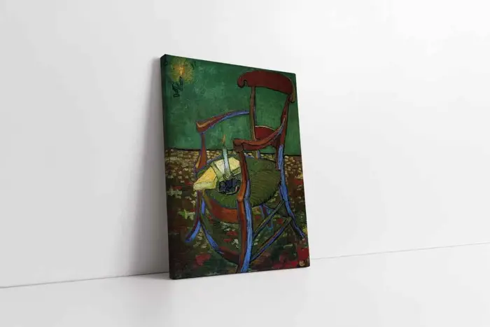 Sandalye Vincent Van Gogh | Kanvas Tablo | Cam Tablo | Mdf Tablo | B22158 - Görsel 1