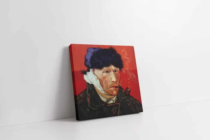 Van Gogh Otoportre Kulağı Kesik | Kanvas Tablo | Cam Tablo | Mdf Tablo | B22159 - Görsel 1