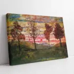 Four Trees | Kanvas Tablo | Cam Tablo | Mdf Tablo | B22170