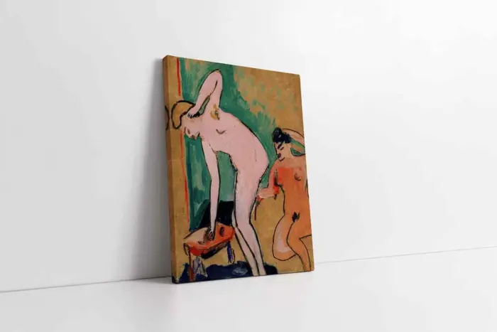 Two Female Nudes | Kanvas Tablo | Cam Tablo | Mdf Tablo | B22181 - Görsel 1