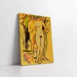 Two Nudes İn An Exotic Landscape | Kanvas Tablo | Cam Tablo | Mdf Tablo | B22182