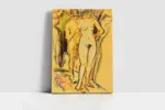 Two Nudes İn An Exotic Landscape | Kanvas Tablo | Cam Tablo | Mdf Tablo | B22182 - Görsel 2