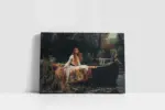 The Lady Of Shalott Jw Waterhouse | Kanvas Tablo | Cam Tablo | Mdf Tablo | B22233 - Görsel 2