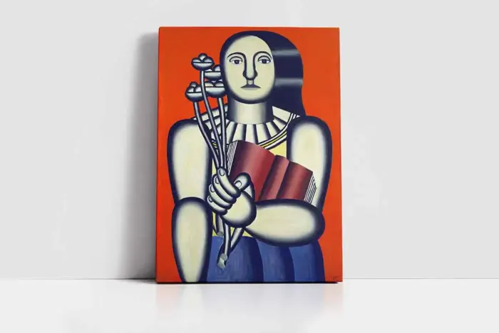 Woman With A Book | Kanvas Tablo | Cam Tablo | Mdf Tablo | B22281 - Görsel 2