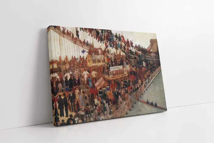 Hammersmith Köprüsü Walter Greaves | Kanvas Tablo | Cam Tablo | Mdf Tablo | B22285 - Görsel 1