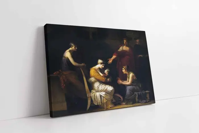 Andromache And Astyanax | Kanvas Tablo | Cam Tablo | Mdf Tablo | B22359 - Görsel 1