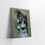 Bust Of Female Nude | Kanvas Tablo | Cam Tablo | Mdf Tablo | B22382