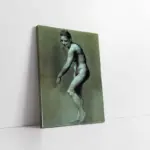 Female Nude Leaning | Kanvas Tablo | Cam Tablo | Mdf Tablo | B22383