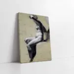 Karakalem Desen Pp Prudhon | Kanvas Tablo | Cam Tablo | Mdf Tablo | B22384