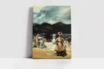 İn The Luxembourg By Glackens | Kanvas Tablo | Cam Tablo | Mdf Tablo | B22395 - Görsel 2