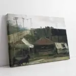 Outside The Guttenberg Race Track | Kanvas Tablo | Cam Tablo | Mdf Tablo | B22407