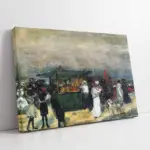 Fruit Stand Coney İsland | Kanvas Tablo | Cam Tablo | Mdf Tablo | B22408