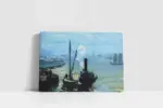 Tugboat And Lighter | Kanvas Tablo | Cam Tablo | Mdf Tablo | B22415 - Görsel 2